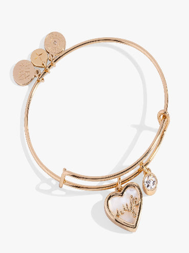 Pearl Wife Heart Bangle