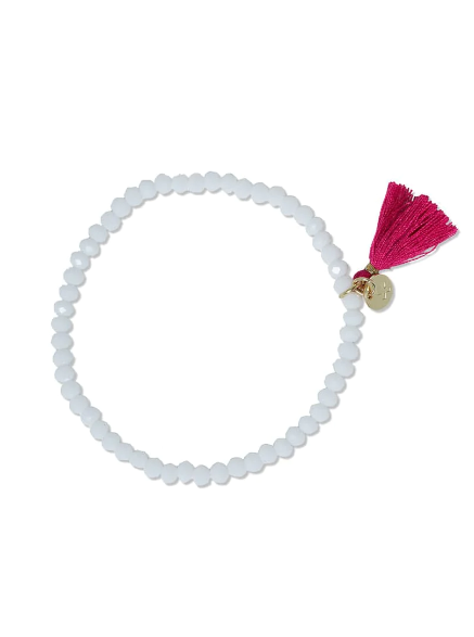 Ink & Alloy White Tassel