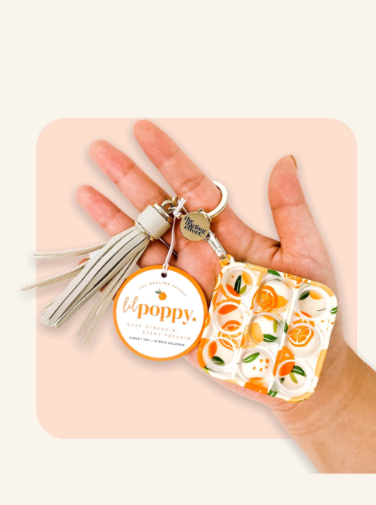 Lil Poppy Oranges Keychain Lil Poppy Oranges Keychain