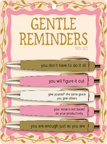 Gentle Reminders Pen Set