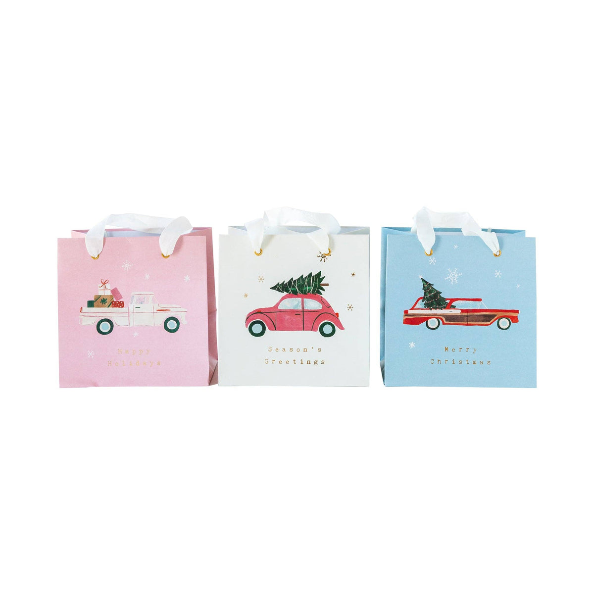 Retro Transportation Mini Gift Bag Set