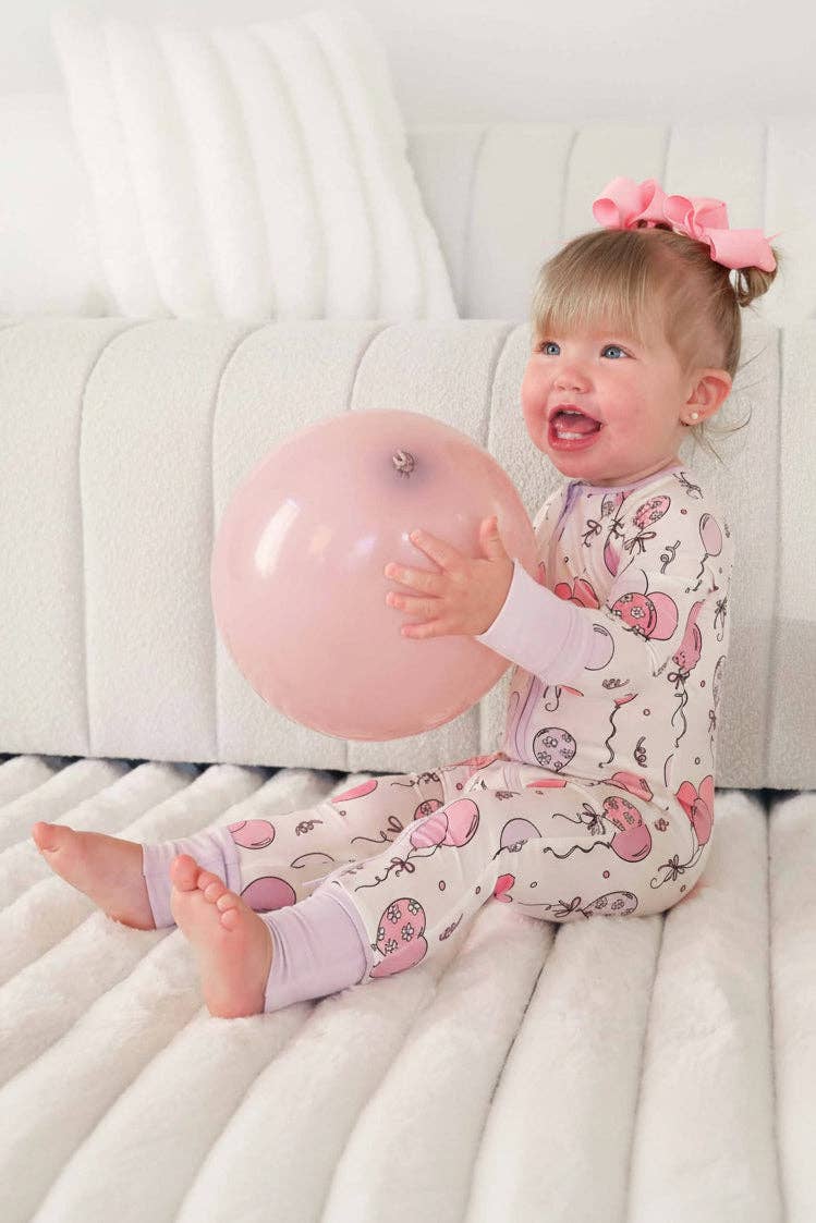 Pink Party Time Romper