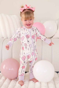 Pink Party Time Romper