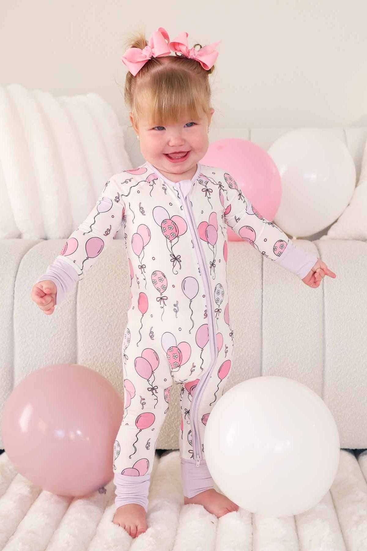 Pink Party Time Romper