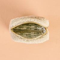 Teddy Green Bow Pouch