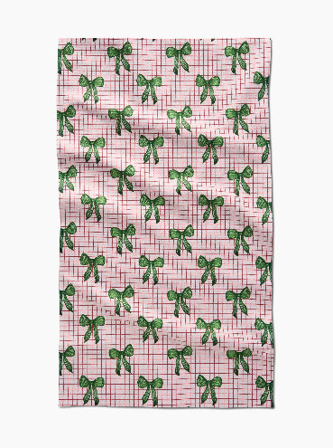 Ribbon And Cheer Tea Towel