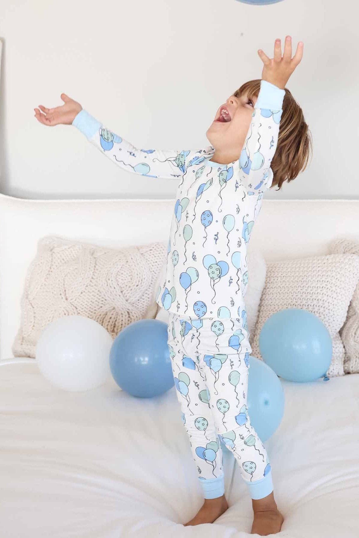 Blue Party Time Pajama