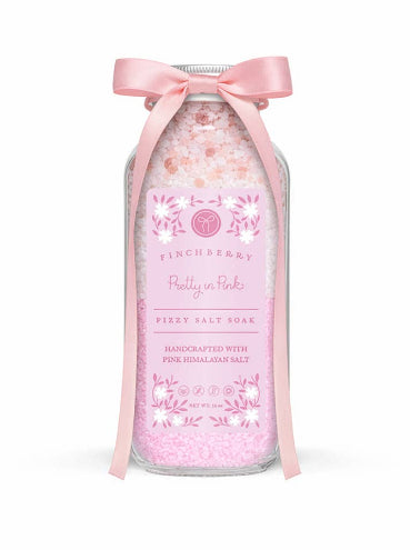 Pretty in Pink Fizzy Salt Bath Soak