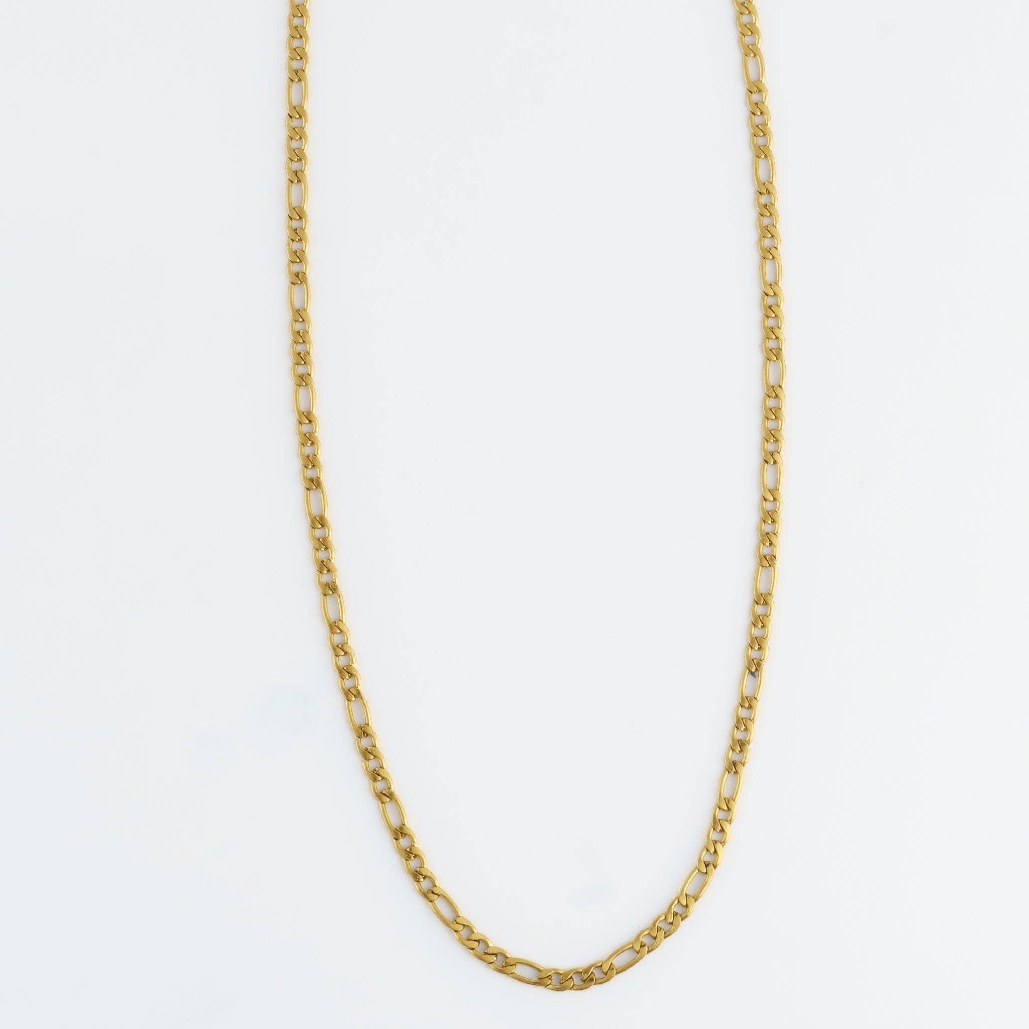 Waterproof 16" Figaro Chain Necklace