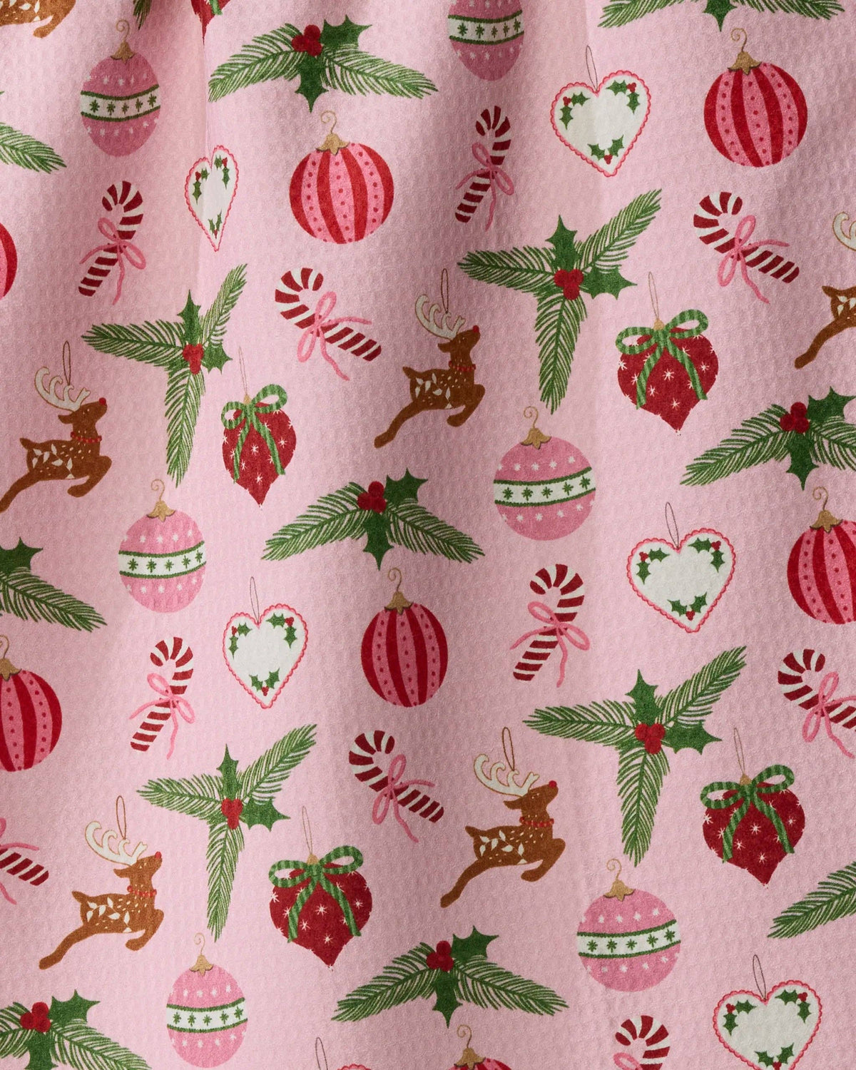 Pink Tidings Luxe Kitchen Towel
