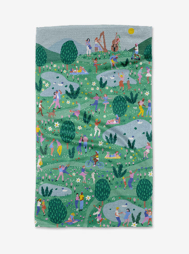 Spring Festival Tea Towel
