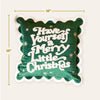 Merry Little Christmas Throw Pillow
