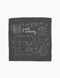 Good Morning Coffee Dishcloth Set