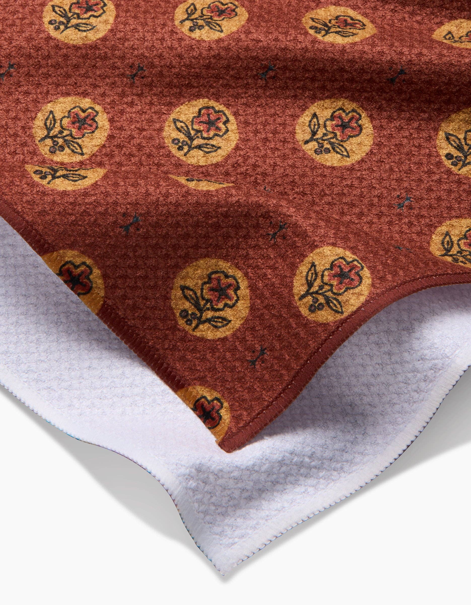 Artisanal Orange Tea Towel