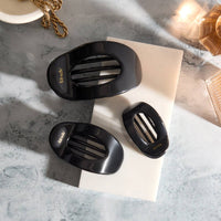 Black Flat Cloud Clip