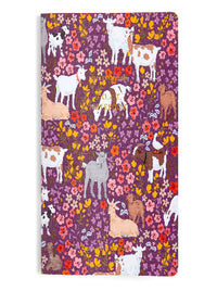 Goats & Flowers Stitched Notebook
