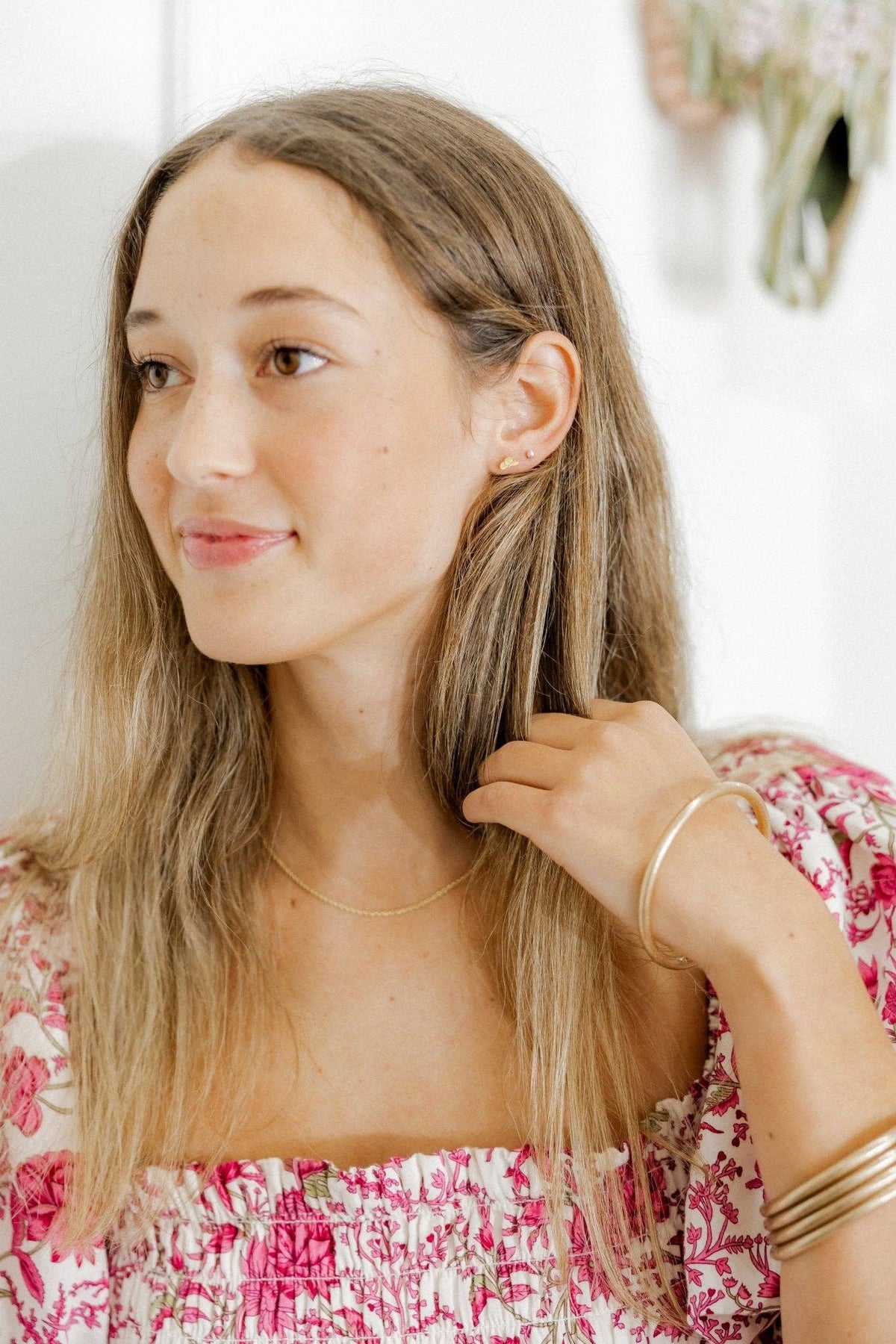 Payton Pearl Pink Studs - 3mm