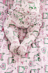 Birdie Babes Ruffle Zipper Footie