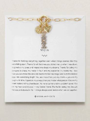 Mom Mini Charm Necklace