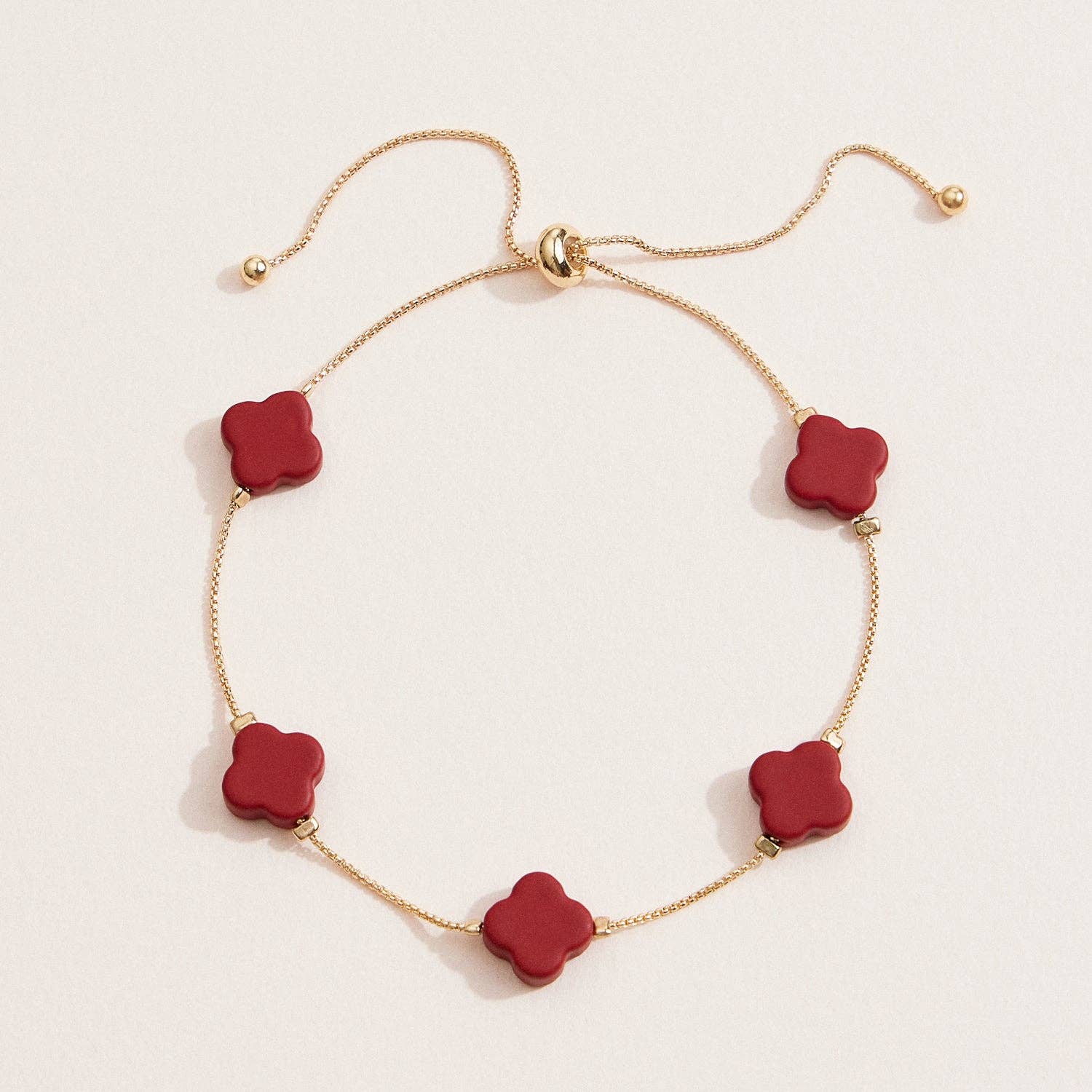 Adjustable Clover Bracelet