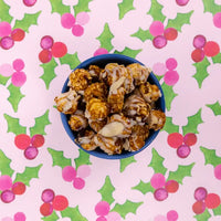Cranberry Almond Popcorn - Holiday Cylinder