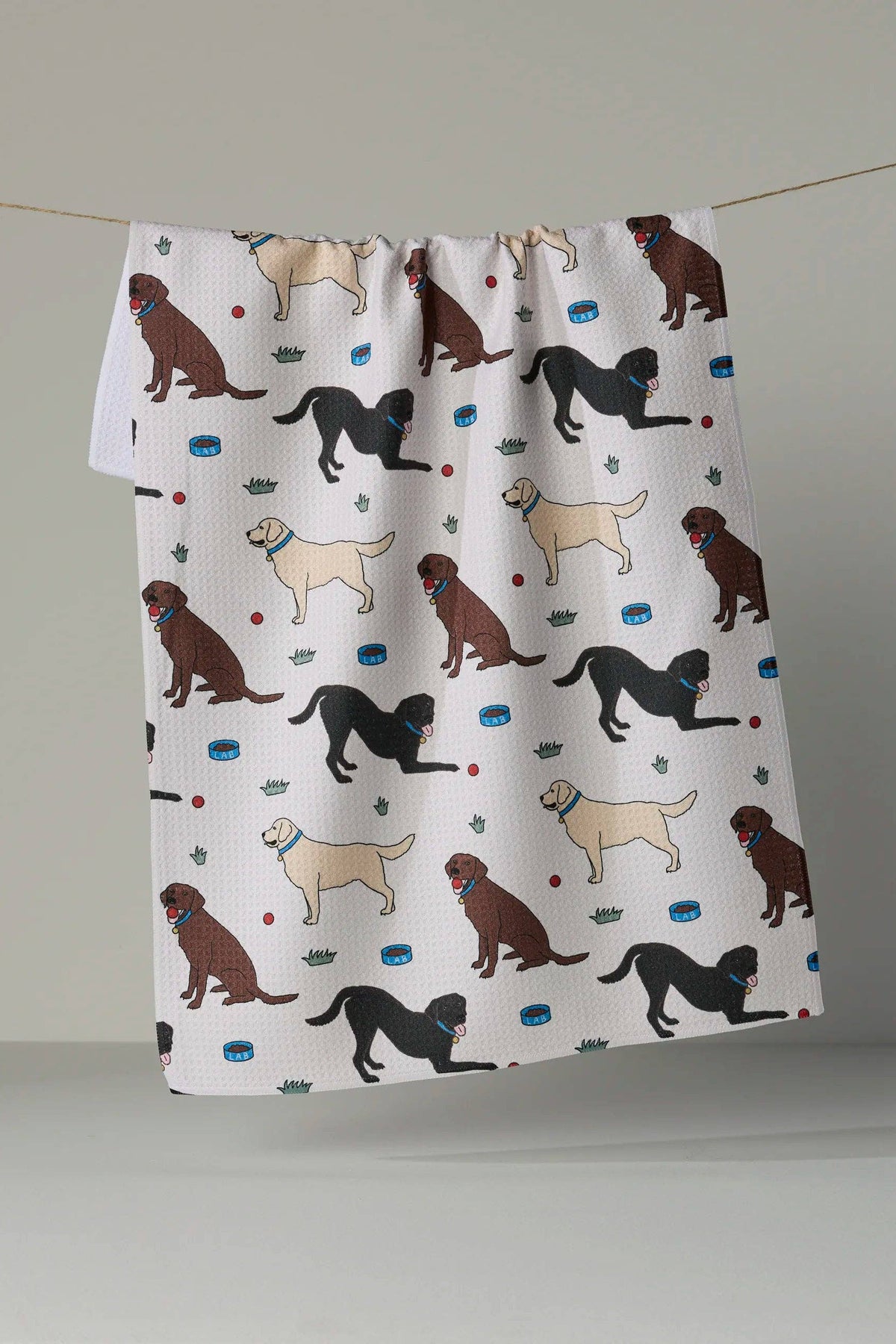 Lab Pals Tea Towel
