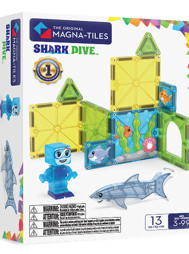 Shark Dive Magna-Tiles Set