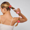 Cherry Blossom Satin Scrunchies