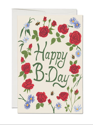 Rose Birthday Card