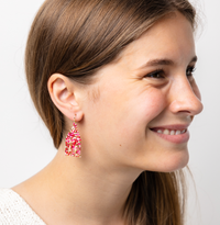 Cassie Mini Confetti Fringe Earrings
