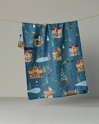 Holiday Nostalgia Luxe Kitchen Towel