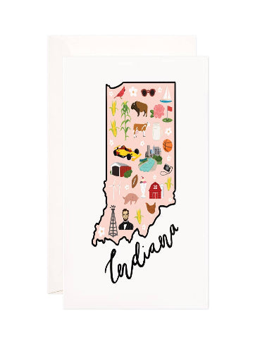 Indiana Greeting Card