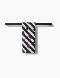 Striped Black Cats Tea Towel