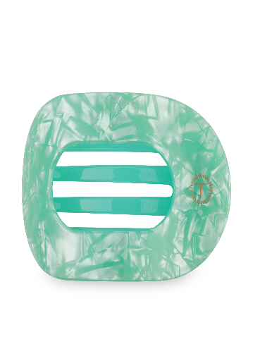 Flat Round Hair Clip | Large | Spring Splash