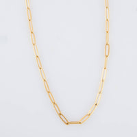 Waterproof 18" Paperclip Chain Necklace
