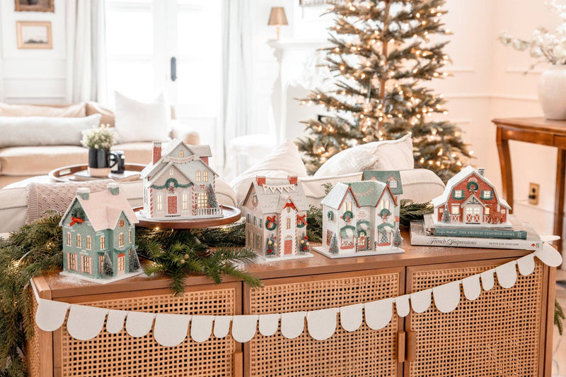 Santa's Lighted Village House