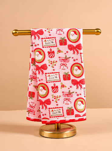 Mistletoe Magic Tea Towel