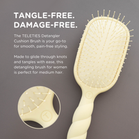 Medium Hair Detangler Brush - Tan