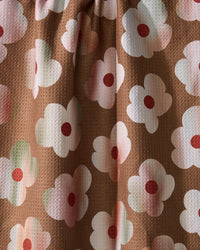 Brushed Bouquet Brown Tea Towel