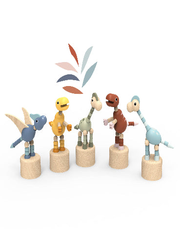Dinosaur Push Puppet