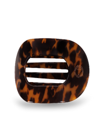 Round Flat Hair Clip | Medium | Tortoise