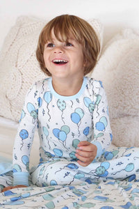 Blue Party Time Pajama