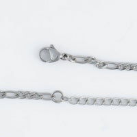 Waterproof 16" Figaro Chain Necklace