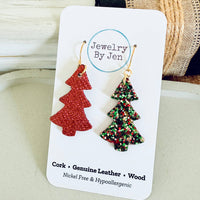 Festive Tree Earrings