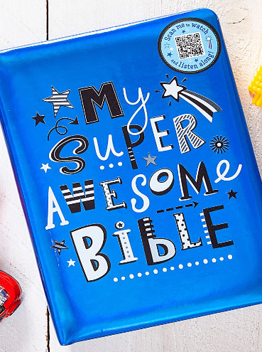 Super Awesome Blue Bible