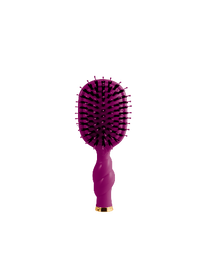 Mini Boar Bristle Hair Brush - Mulberry