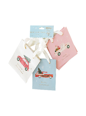 Retro Transportation Mini Gift Bag Set
