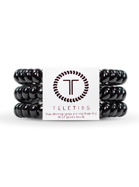 Spiral Hair Coils | Small | Jet Black Hair Ties