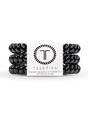Spiral Hair Coils | Small | Jet Black Hair Ties
