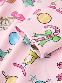 Pink Christmas Character Dress
